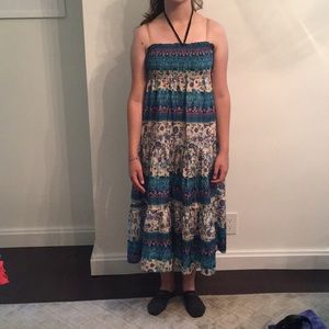 Convertible patterned dress/skirt